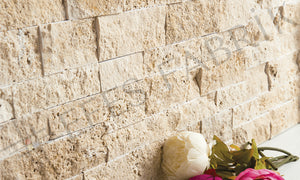 CLASSIC BEIGE TRAVERTINE PANEL - 8"x16"