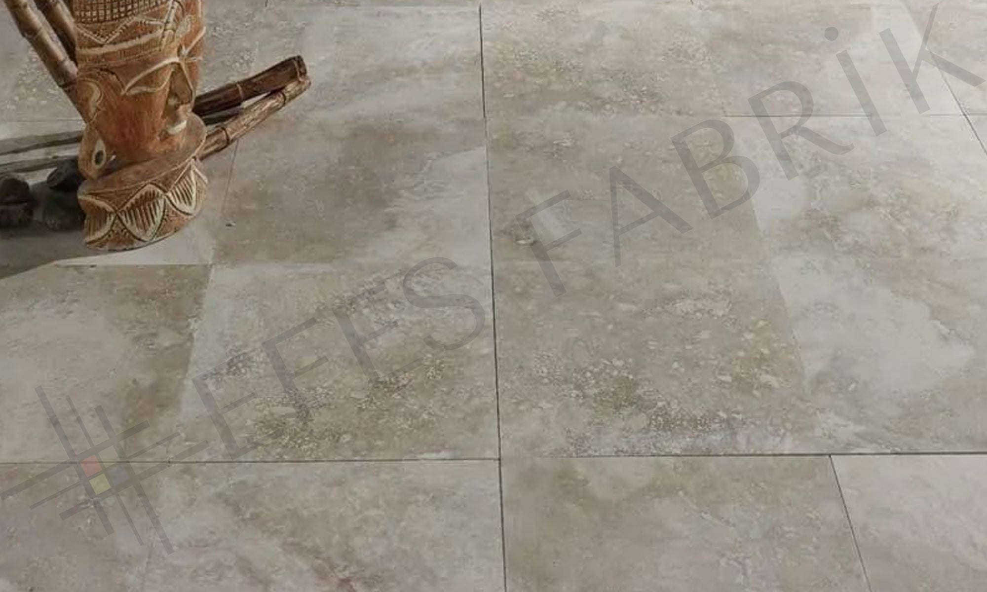 MINA RUSTIC TRAVERTINE - 12"x12"x1/2"