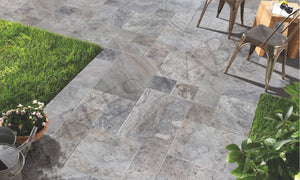 SILVER GREY TRAVERTINE