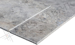 SILVER GREY TRAVERTINE - PATTERN SET