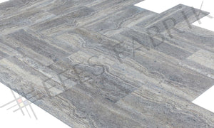 SILVER VEIN CUT TRAVERTINE - 12"x24"x1/2"