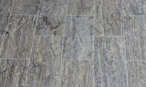 SILVER VEIN CUT TRAVERTINE - 12"x24"x1/2"