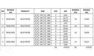 Blue River Marble Bookmatch Slab No.9436