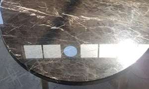 black marble table top