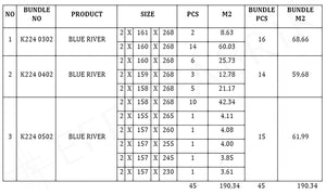 Blue River Marble Bookmatch Slab No.K224