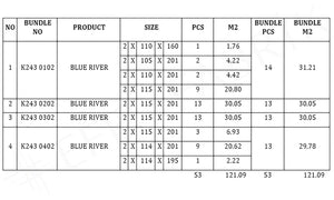 Blue River Marble Bookmatch Slab No.K243