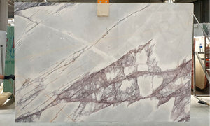 Lilac Marble Bookmatch Slab No.7713